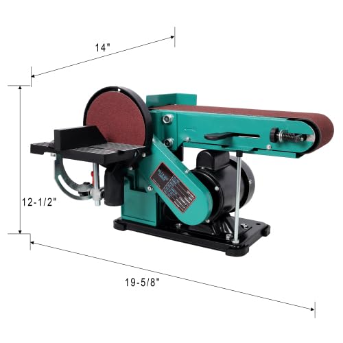 4" x 36" Belt Sander 6" Disc Polisher Grinder Q499465