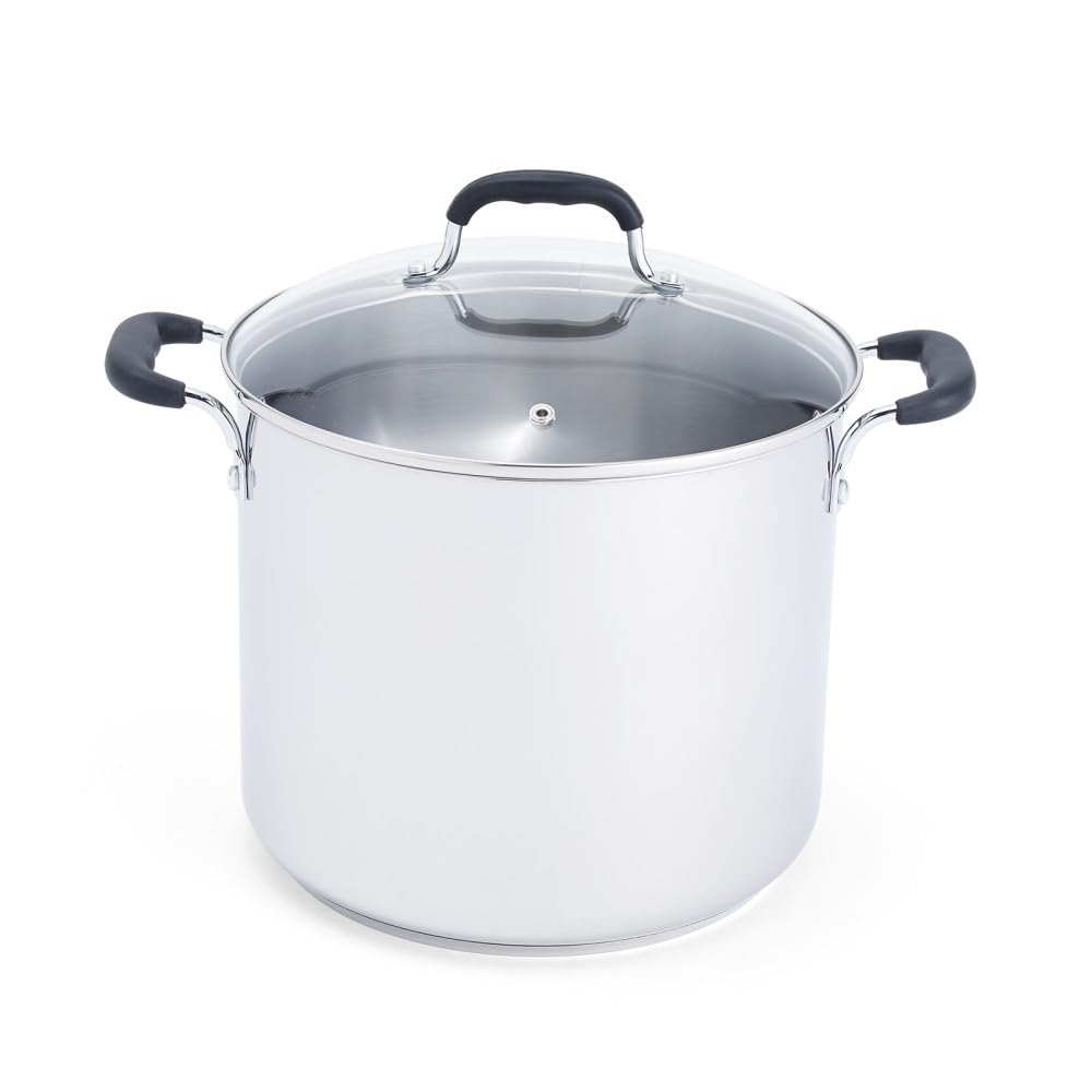Stainless Steel 12 qt Stock Pot with Lid N8644