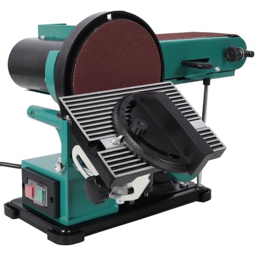 4" x 36" Belt Sander 6" Disc Polisher Grinder Q499465