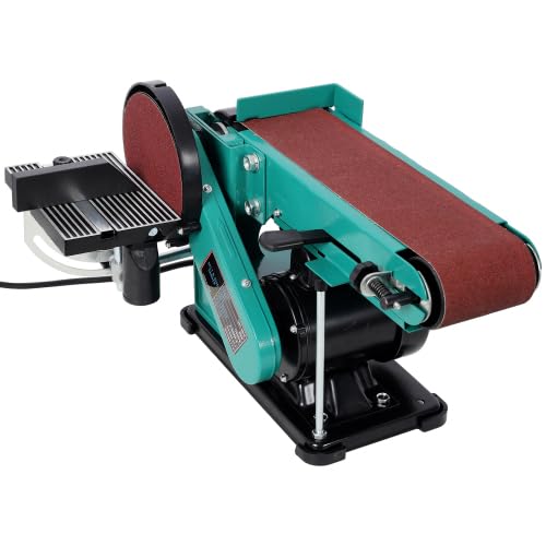 4" x 36" Belt Sander 6" Disc Polisher Grinder Q499465