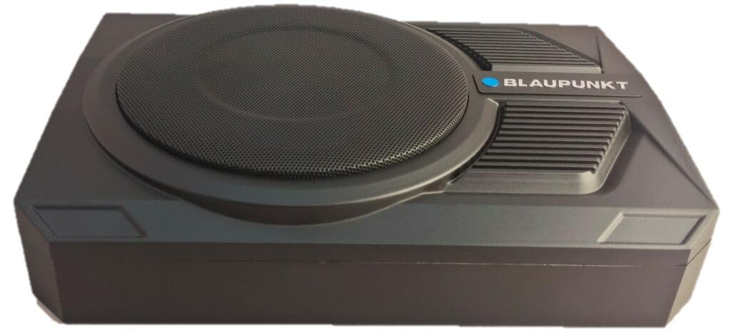 10-inch Powered Underseat Subwoofer Enclosure with Built-in Amplifier Y4323
