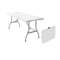 6FT White Folding Table J64141