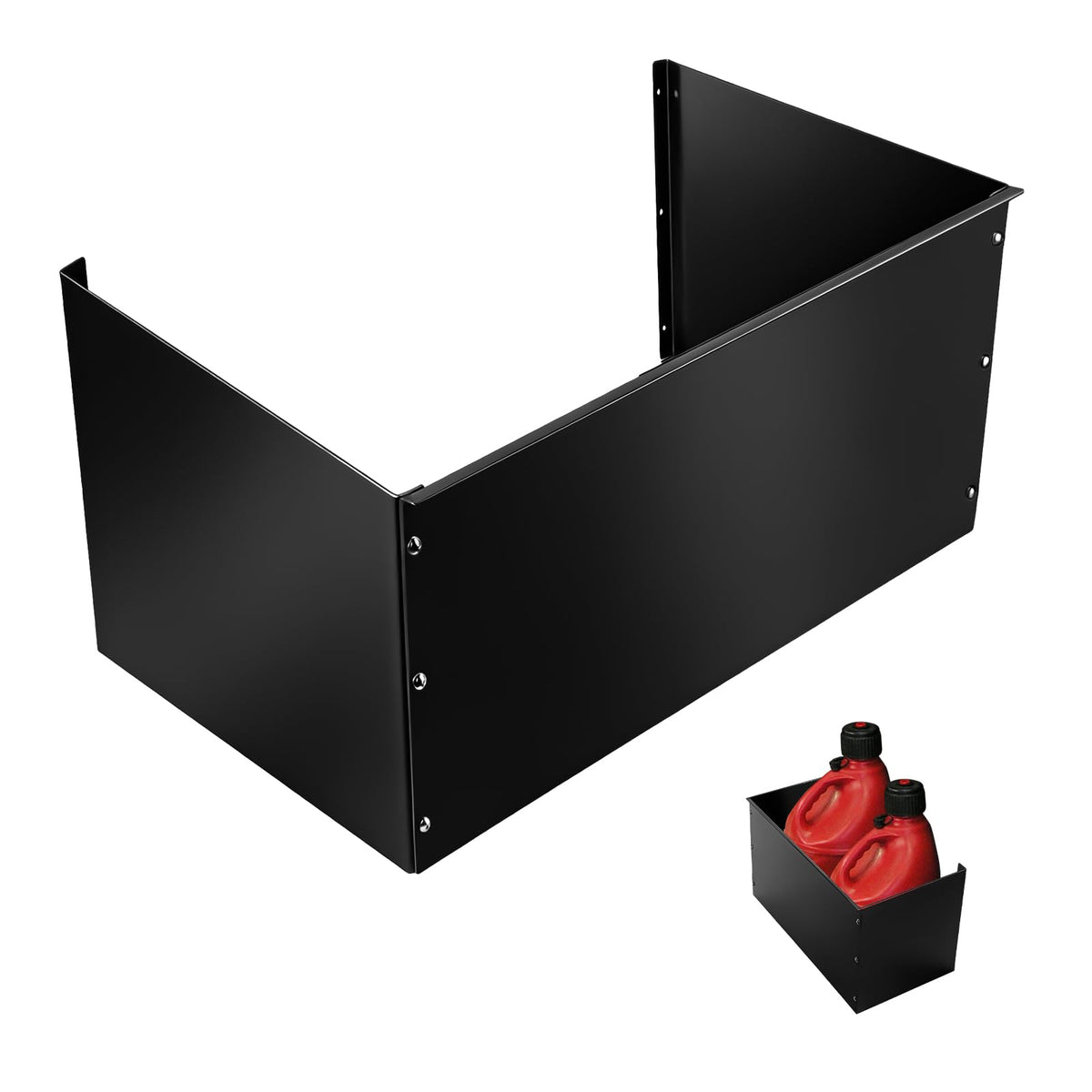 Black 5 Gallon Fuel Jug Holder S36978