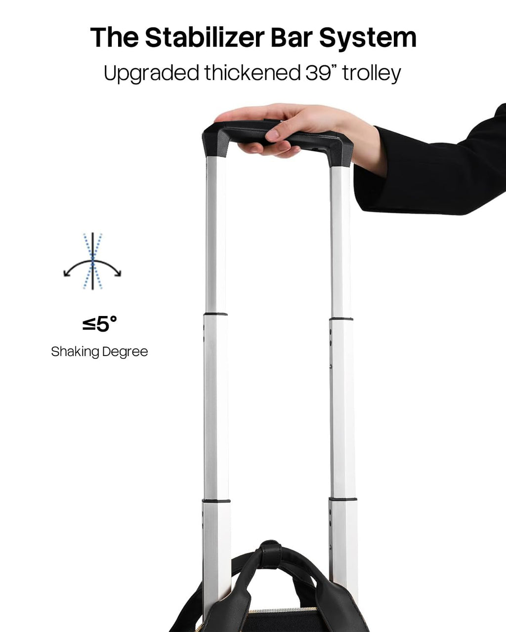 Underseat Carry On Luggage with Wheels S7211