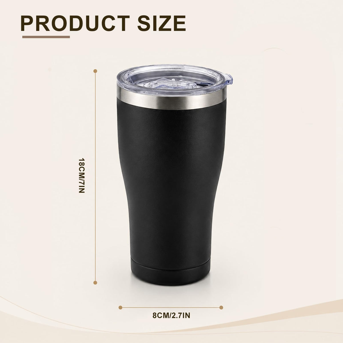 16 Pack 20oz Stainless Steel Insulated Tumbler H5087