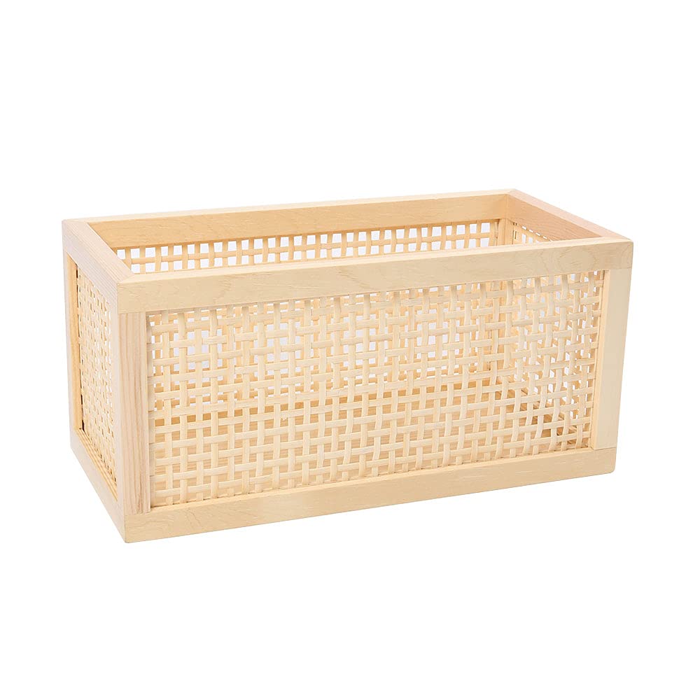 Rectangular Rattan Woven Storage Basket C387027