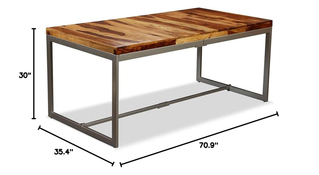 Wood Rectangular Dining Table Y54505
