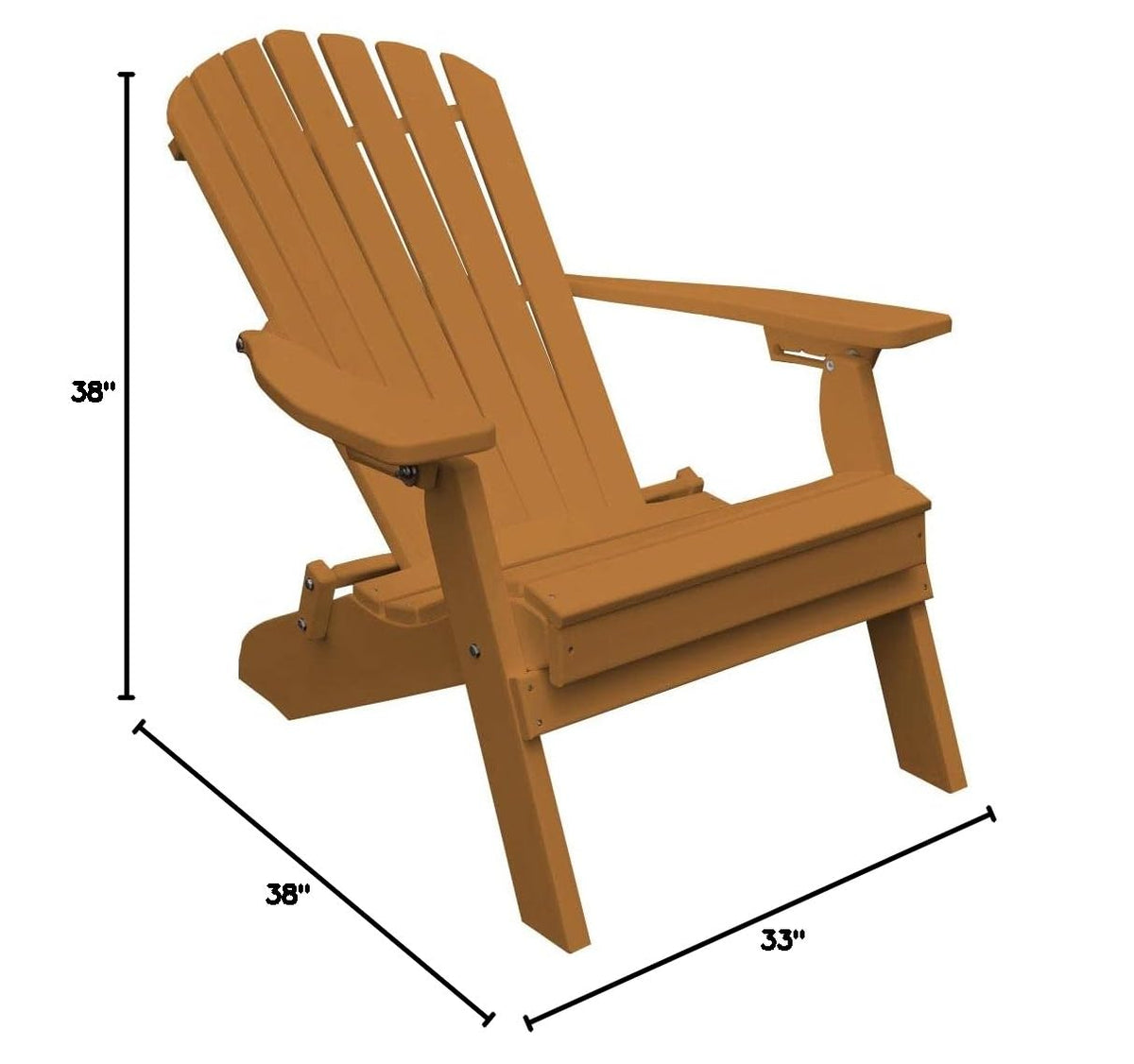 Cedar Poly Folding and Reclining Adirondack Chair Z178