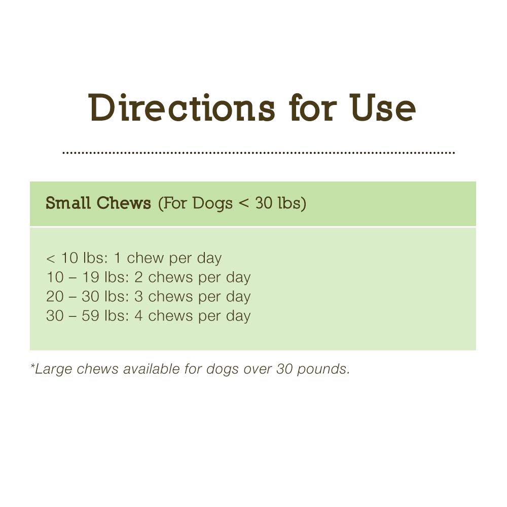 Senior Dog Supplement 60ct Small Chews O224