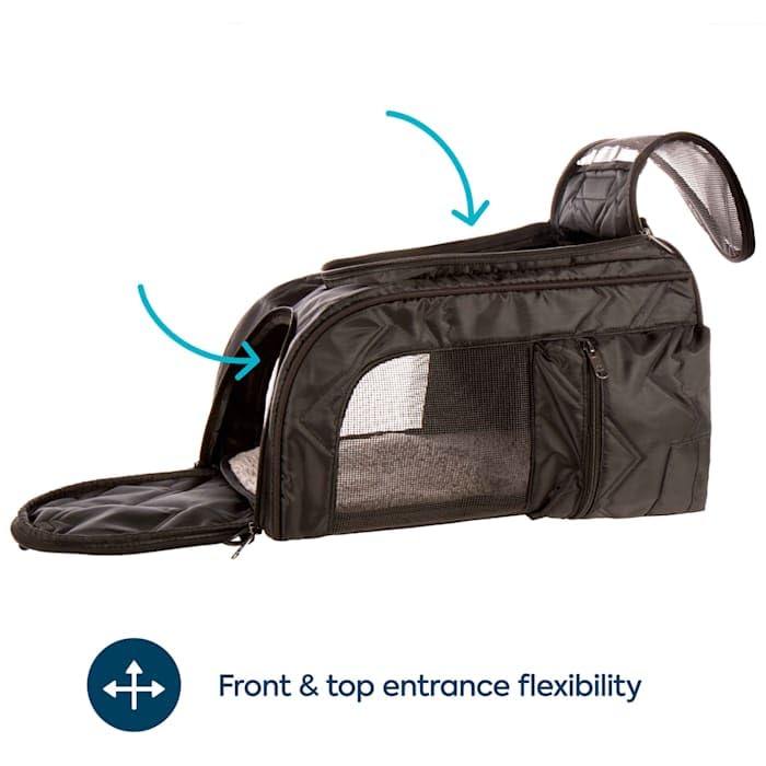 Black Medium Convertible Pet Carrier & Backpack U257