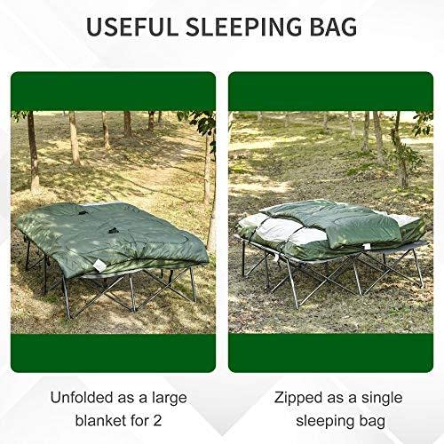Folding Camping Cot with Pillows P601