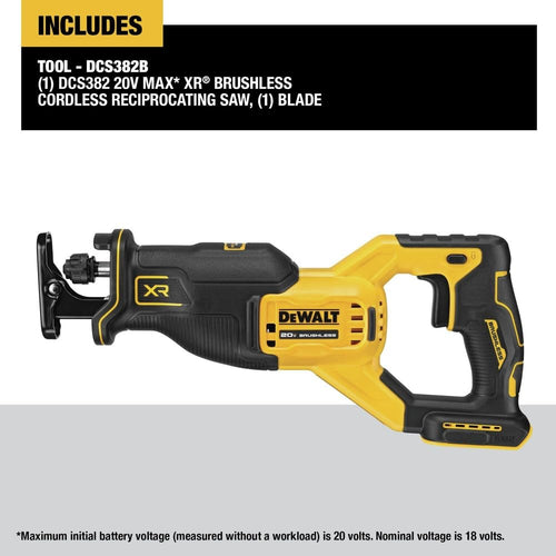 20V MAX XR Brushless Cordless Reciprocating Saw Z654