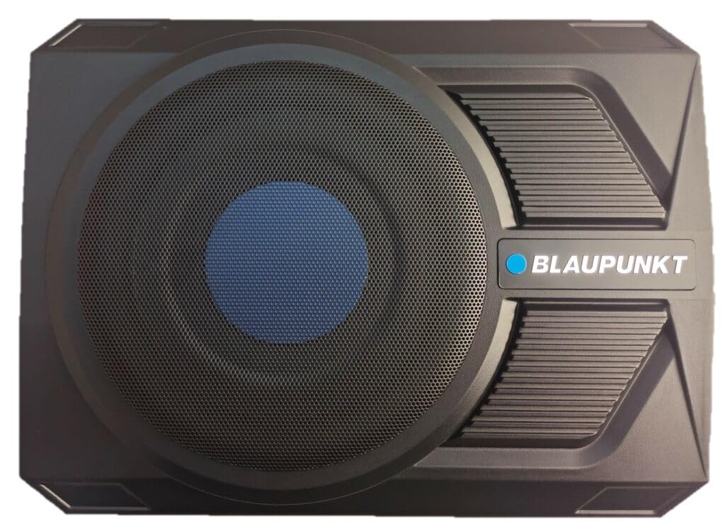 10-inch Powered Underseat Subwoofer Enclosure with Built-in Amplifier Y4323