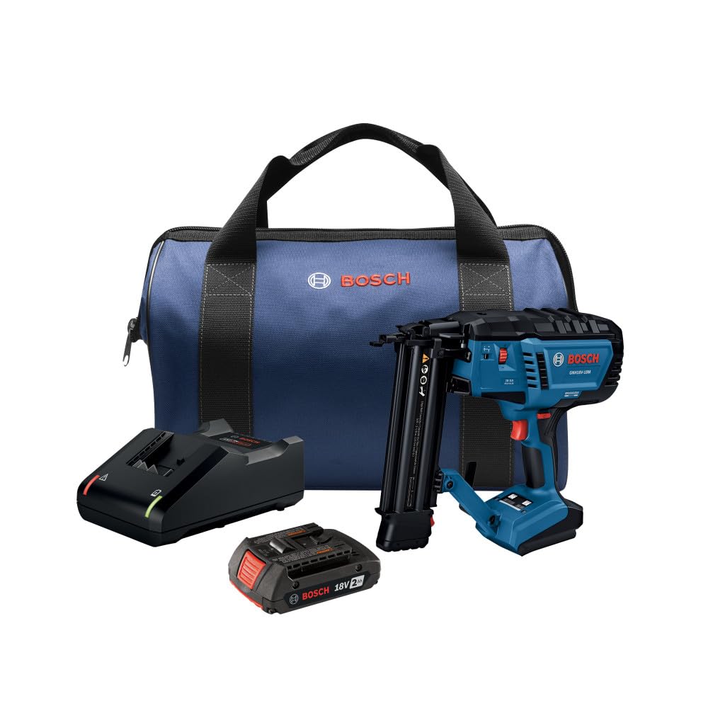 18V Brushless 18-Gauge Brad Nailer Kit with Battery and Charger Y7903