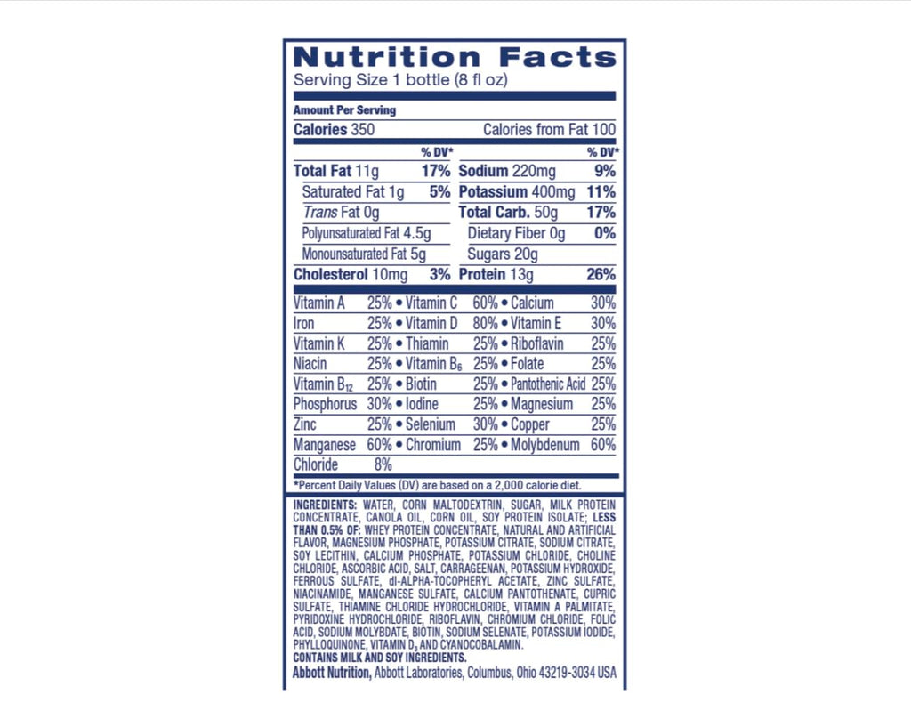 Creamy Milk Chocolate Shake 24 x 8 Ounce Bottles D97557
