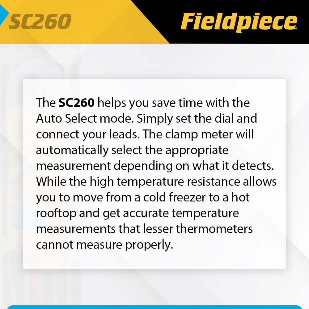 Compact HVACR Clamp Multimeter with Temperature, Capacitance & Backlight Z2707