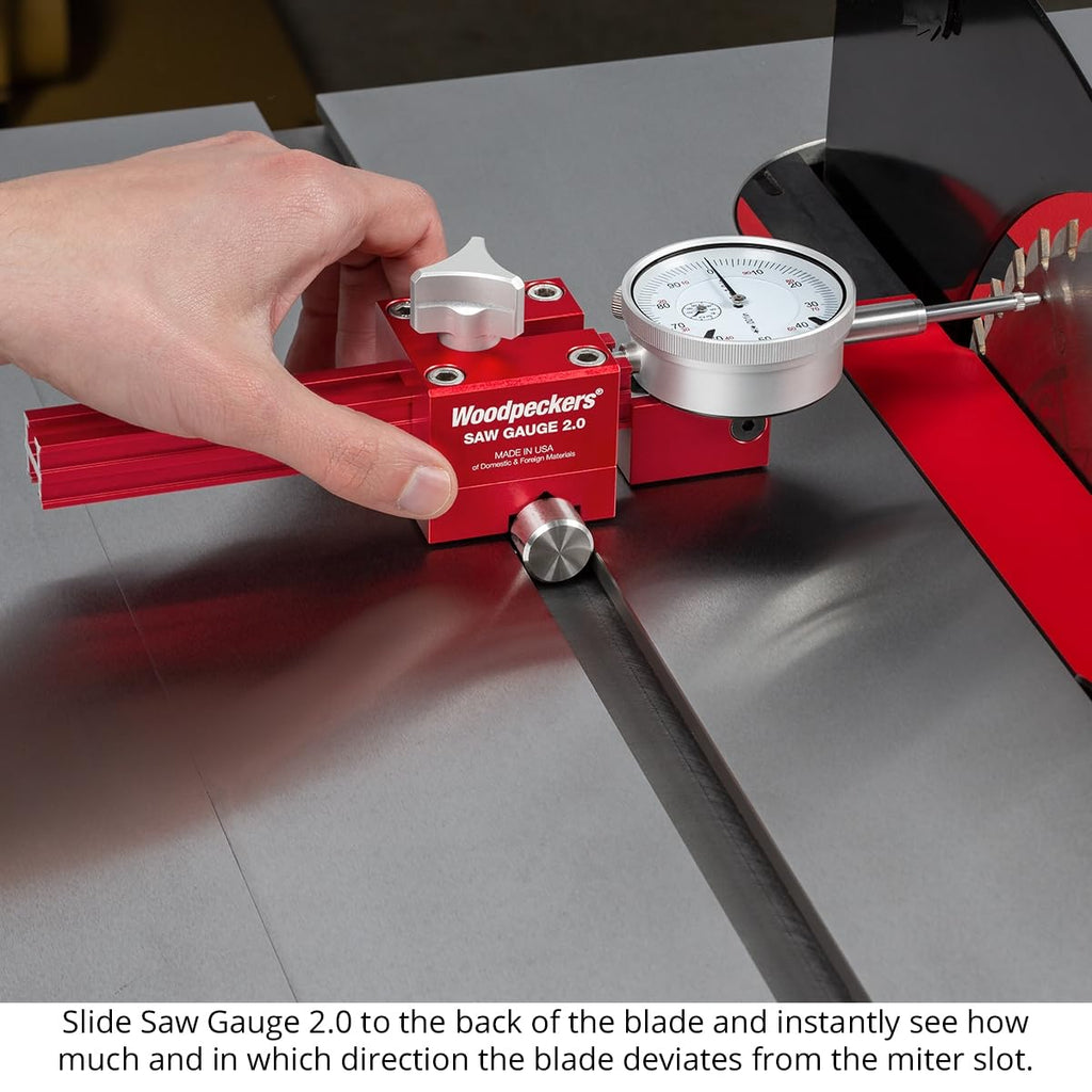 Saw Gauge with Dial Indicator and Extendable Arm N658
