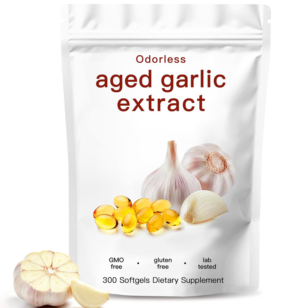 Odorless Organic Garlic Capsules L2081