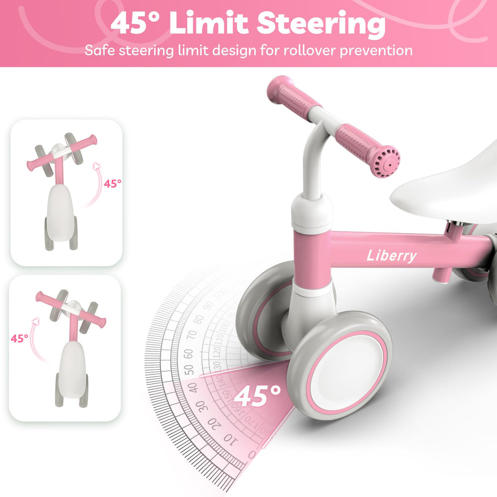 Pink Adjustable Baby Balance Bike Z906