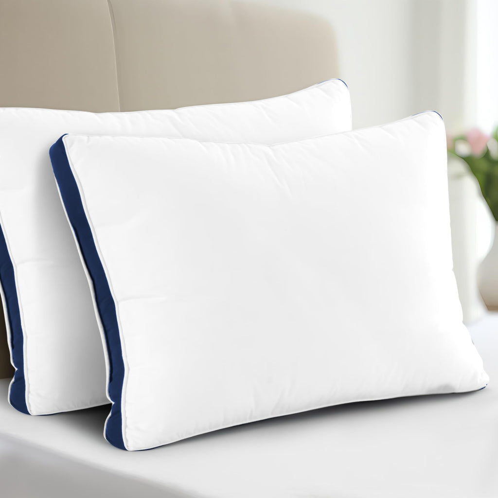 King 2 Pack Down Alternative Gusseted Pillows D12052