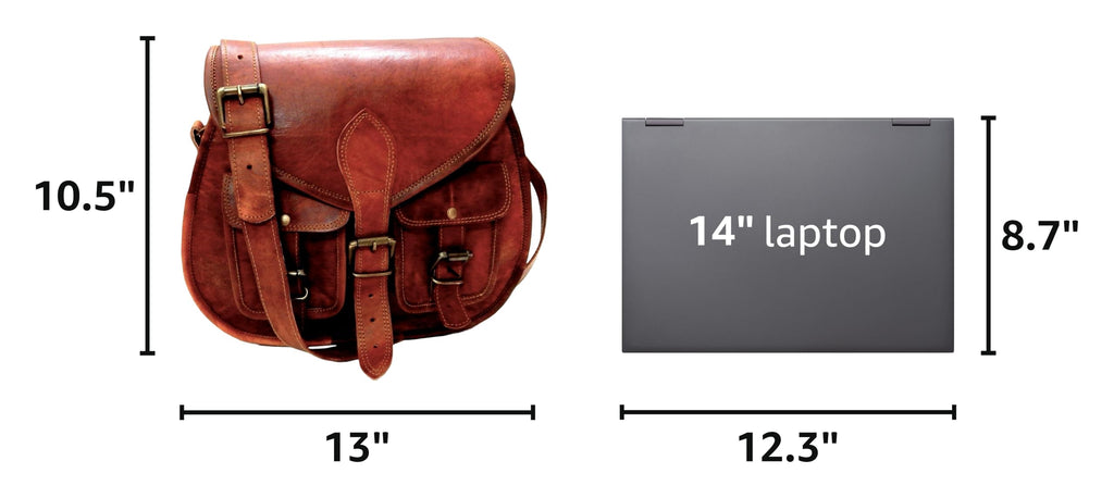 Women Vintage Style Genuine Leather Crossbody Shoulder Bag P8515