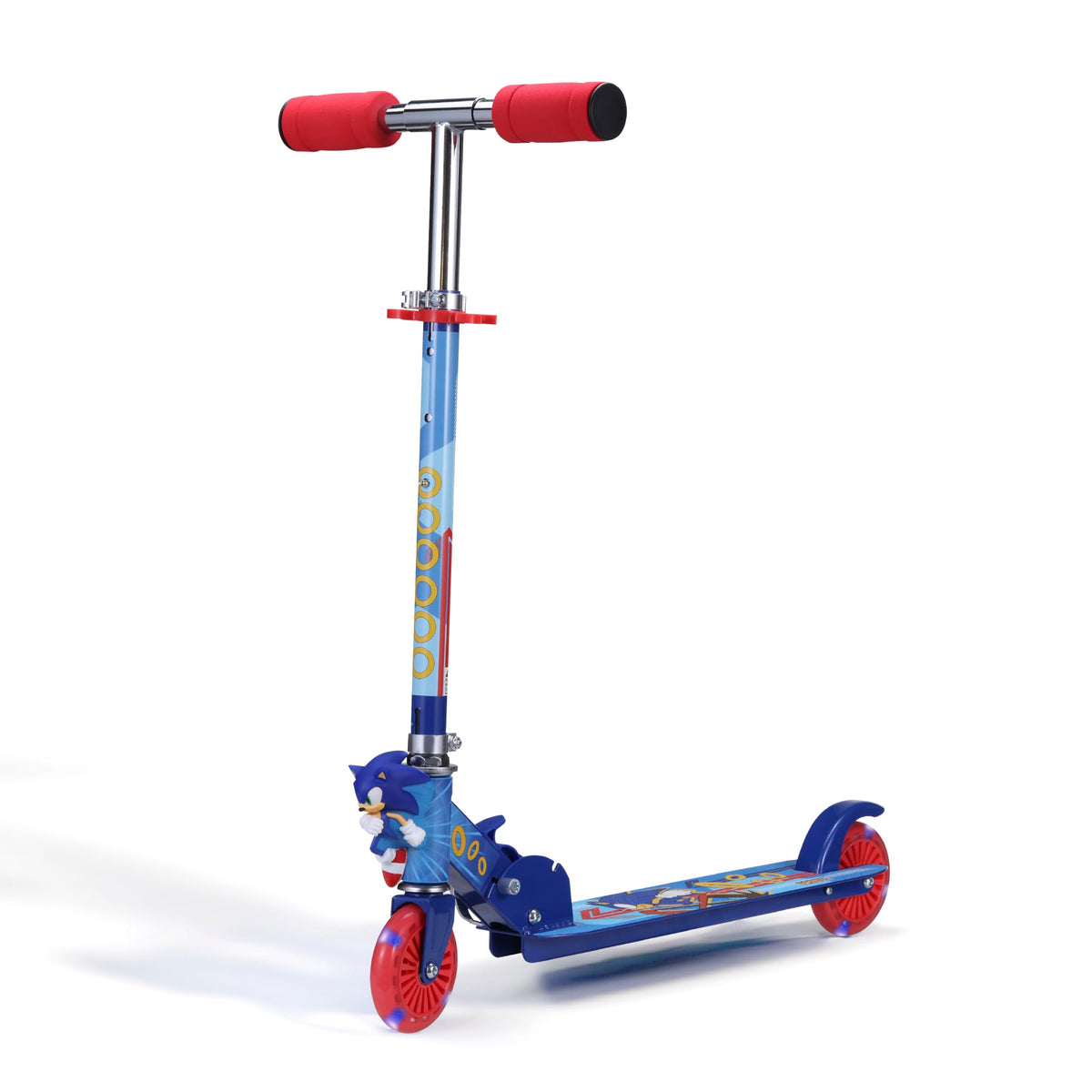 2 Wheel Foldable Kids Kick Scooter with LED Wheels W573496