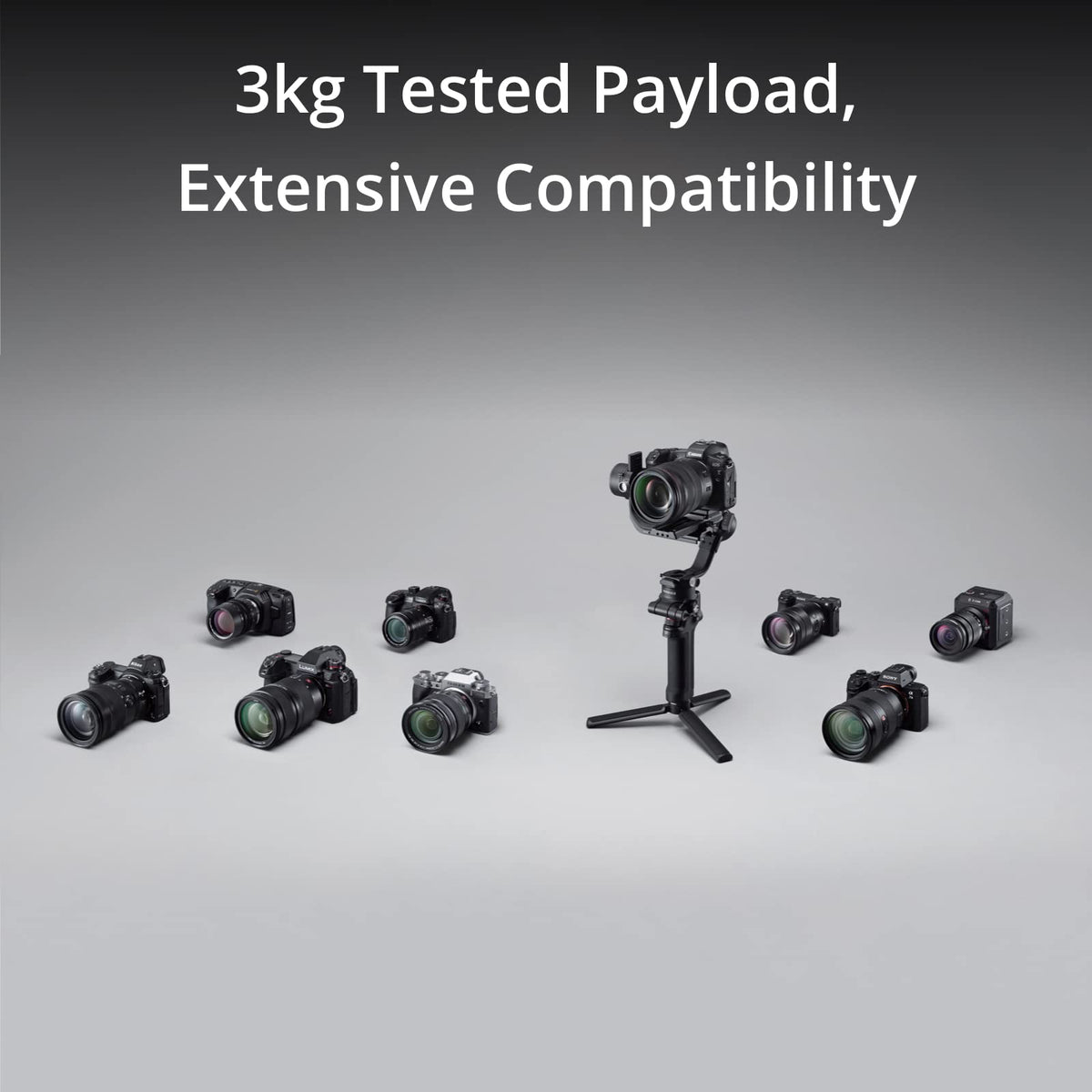 3-Axis Gimbal Stabilizer for DSLR and Mirrorless Camera D222