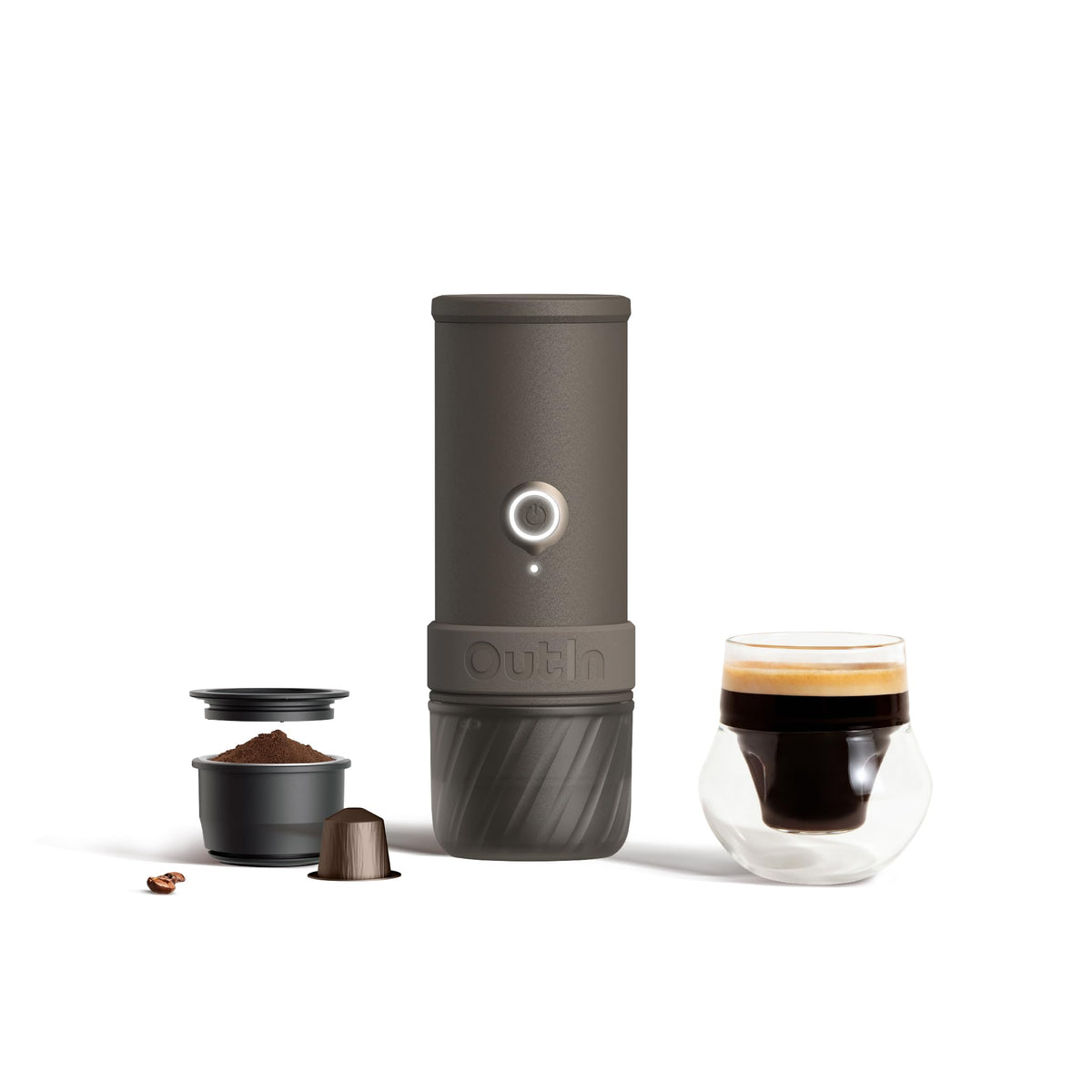Portable Electric Espresso Machine with Self-Heating H566009