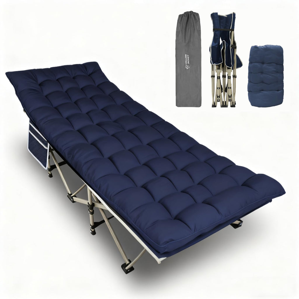 Folding Camping Cot with Removable Mattress and Carry Bag B73184