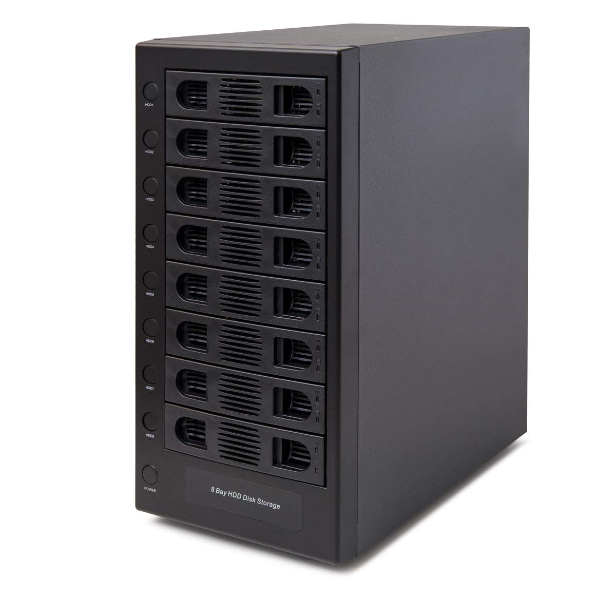 8 Bay Tool Less Hot Swap 2.5" 3.5" SATA USB 3.0 Enclosure C1153