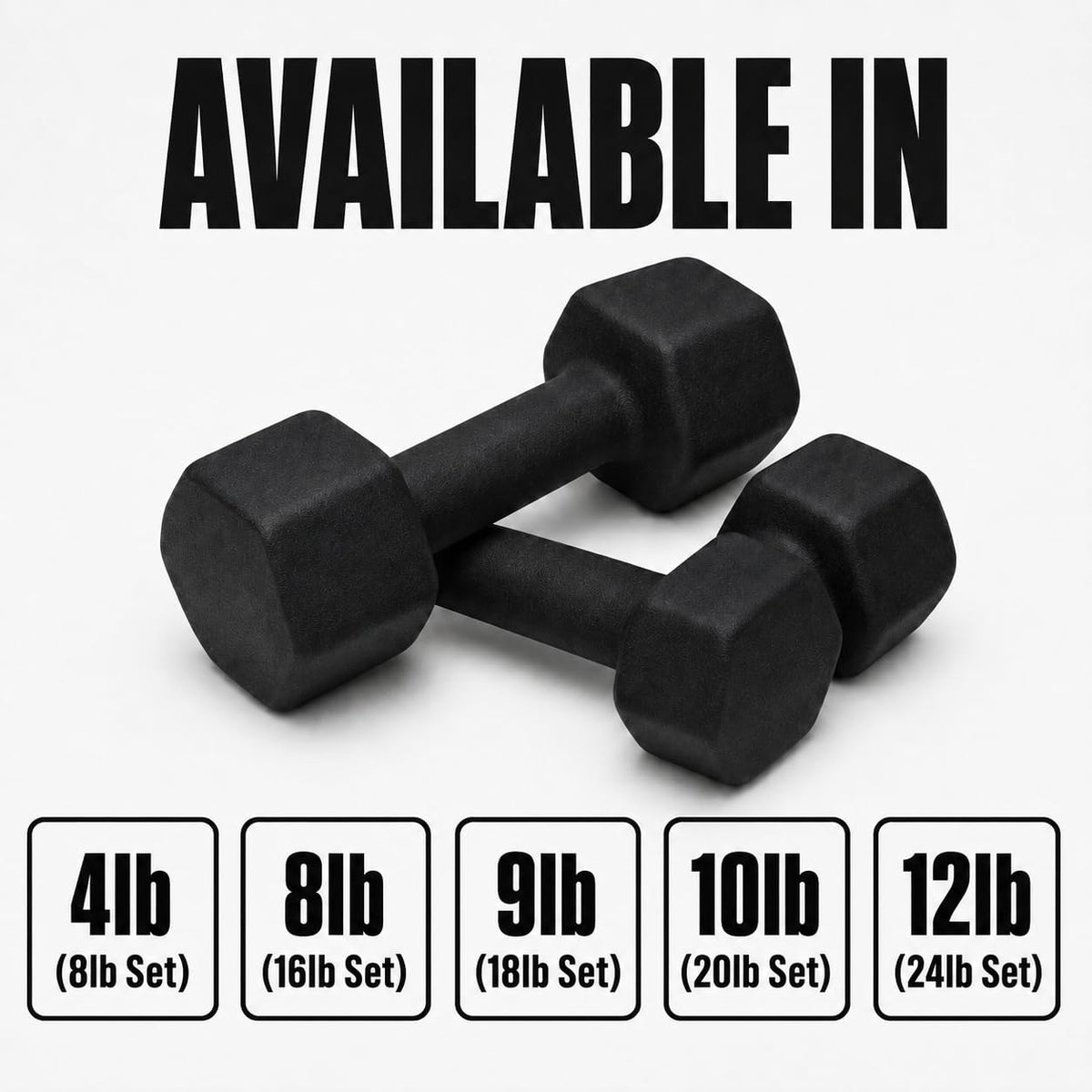 10lb Neoprene Dumbbell Pair W11505
