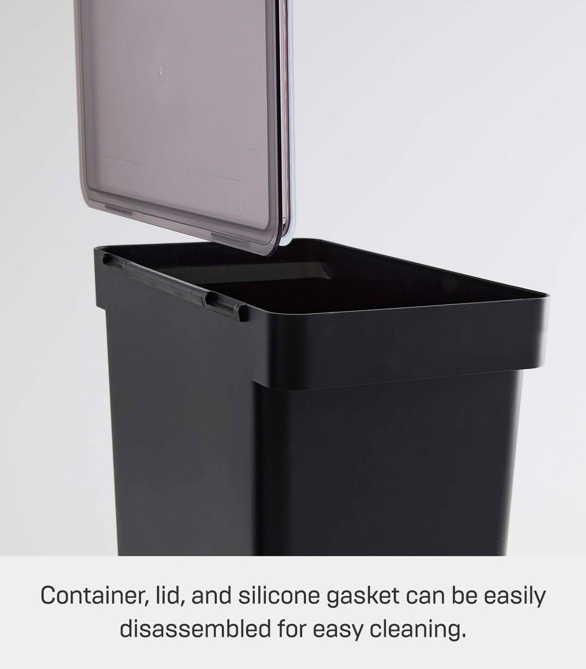 Airtight Pet Food Storage Container with Transparent Lid and Handle S291