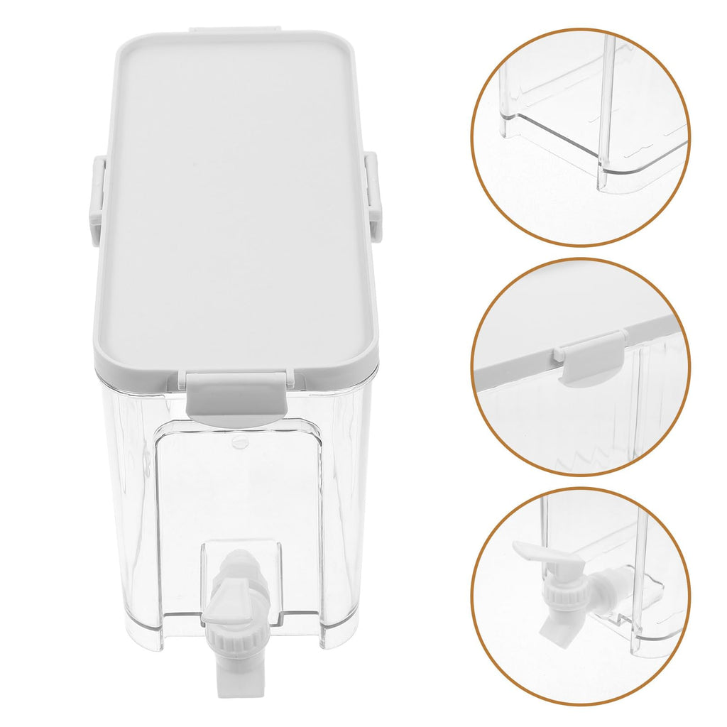 Refrigerator Water Jug with Faucet Large Capacity Beverage Dispenser P727