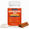 Berberine HCl 1000 mg with Ceylon Cinnamon and Probiotic, 60 Capsules B553215