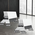 Folding Conference Table with Locking Wheels, 8 Pack, 63x24x30 Inch Z2650