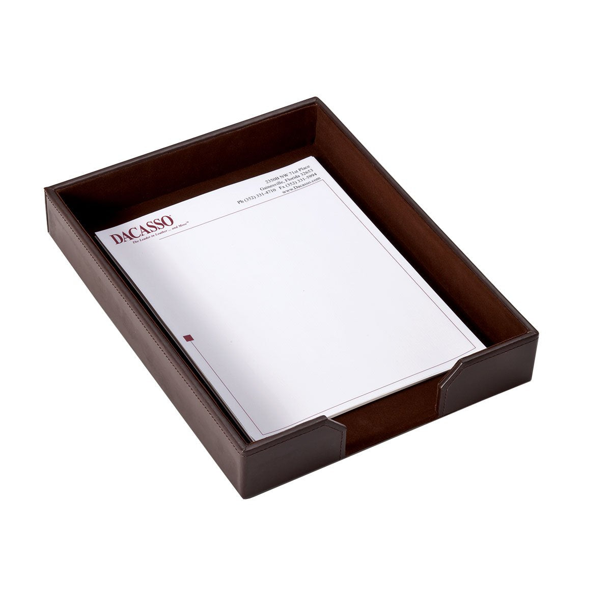 Bonded Leather Desk Set 5 Piece M7153