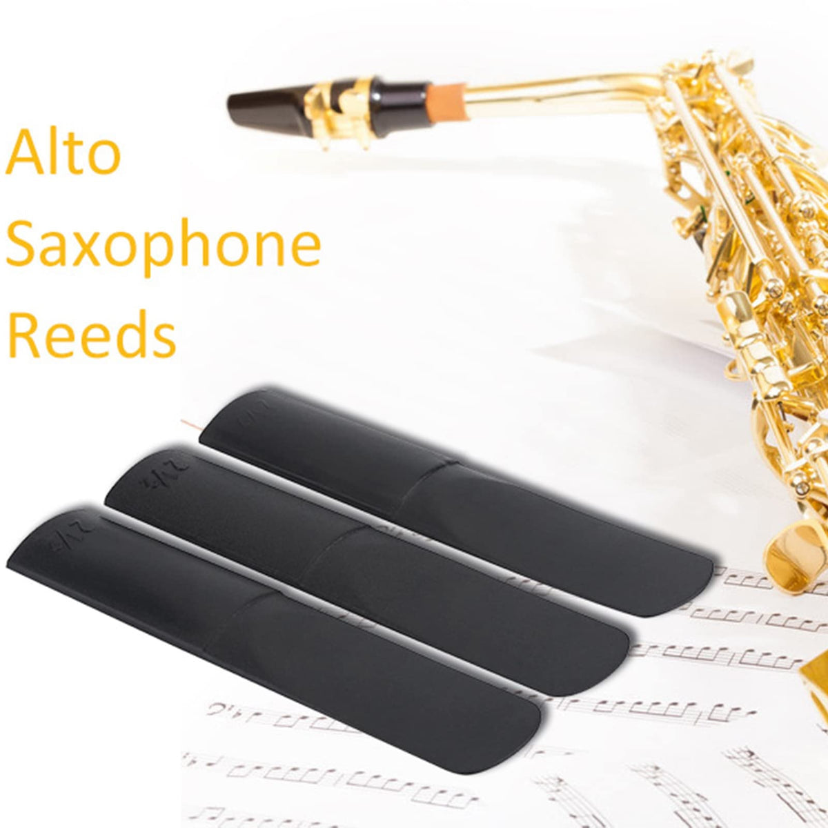 Alto Saxophone Reeds 3PCS Plastic Strength 2.5 D263057