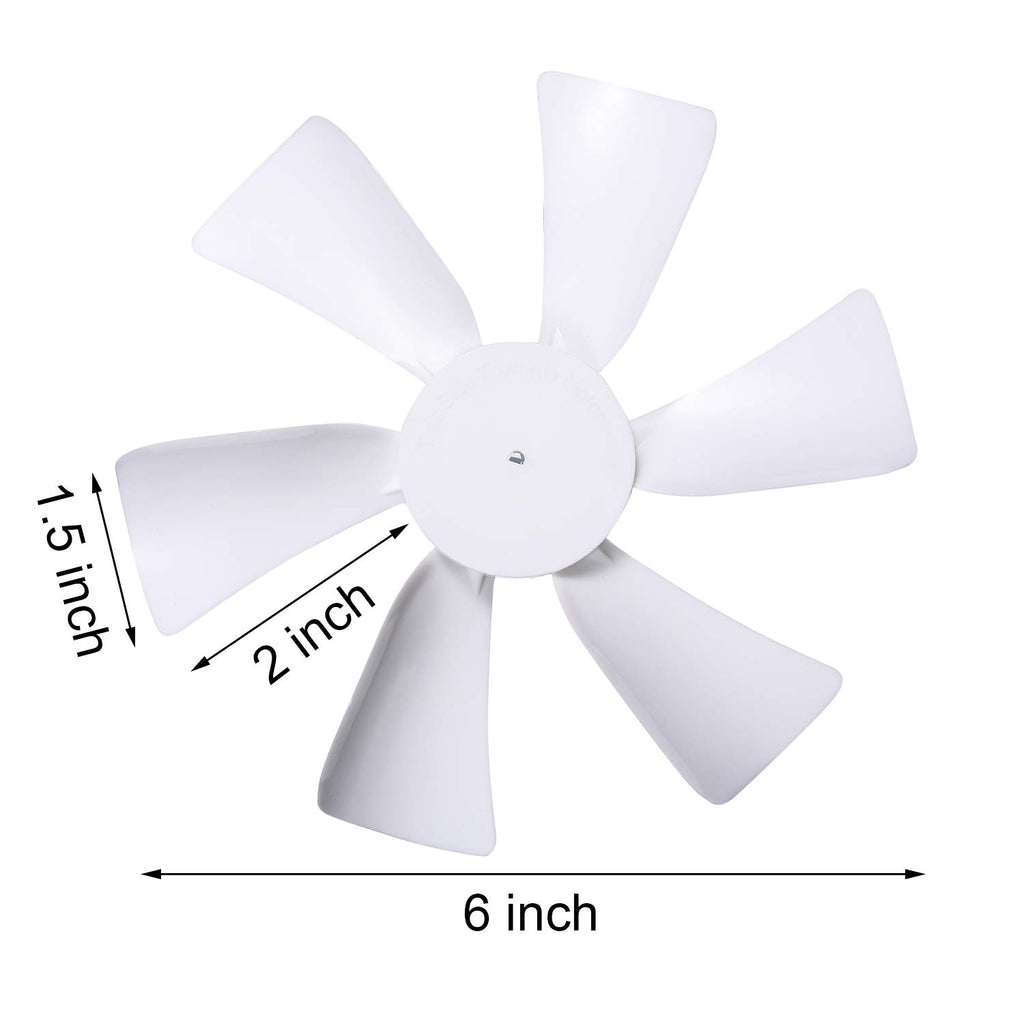 6" RV Vent Fan Blade & 12V Motor Replacement F82454