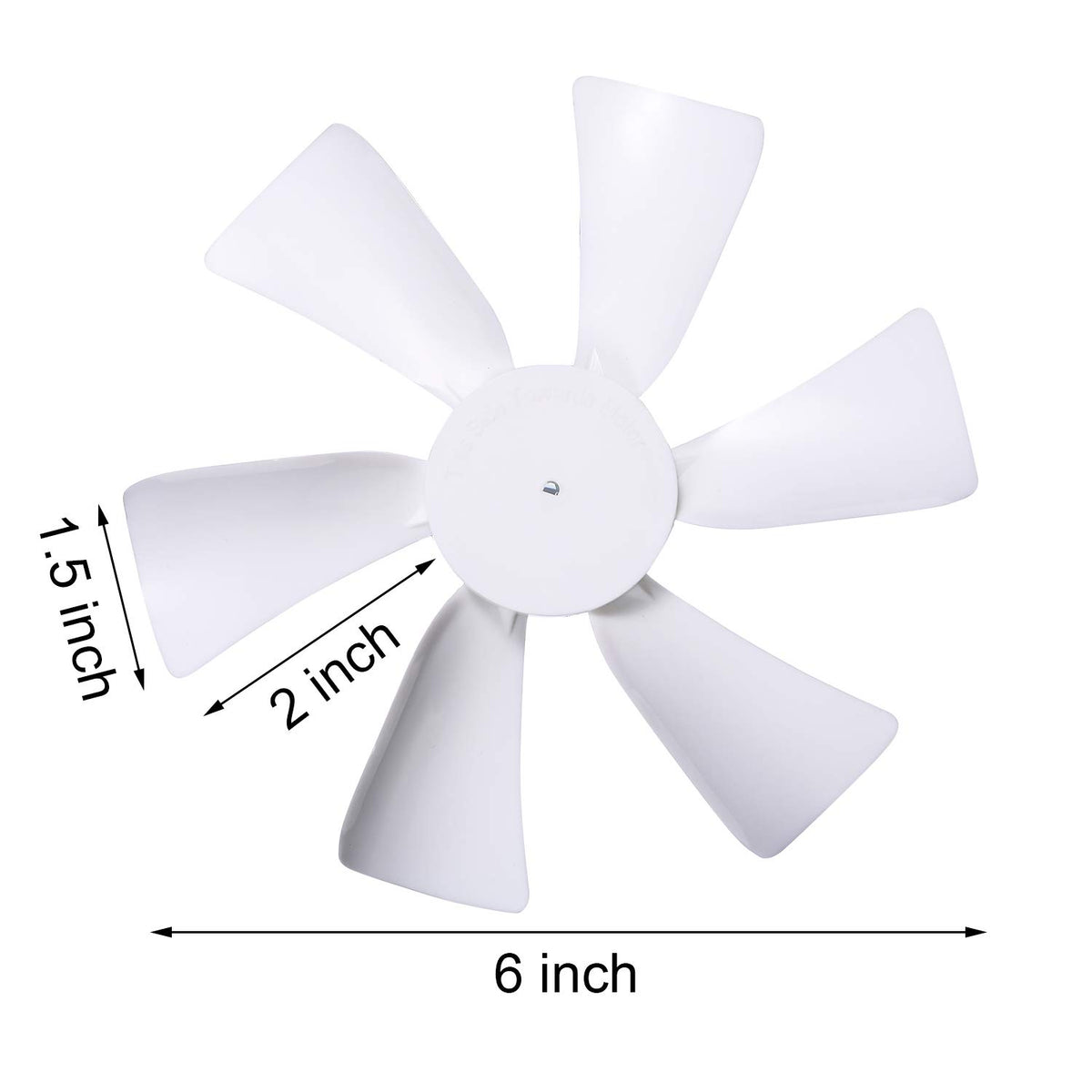 6" RV Vent Fan Blade & 12V Motor Replacement F82454