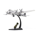 1/144 B-29 Bomber Metal Model Kit with Stand Diecast Airplane J656