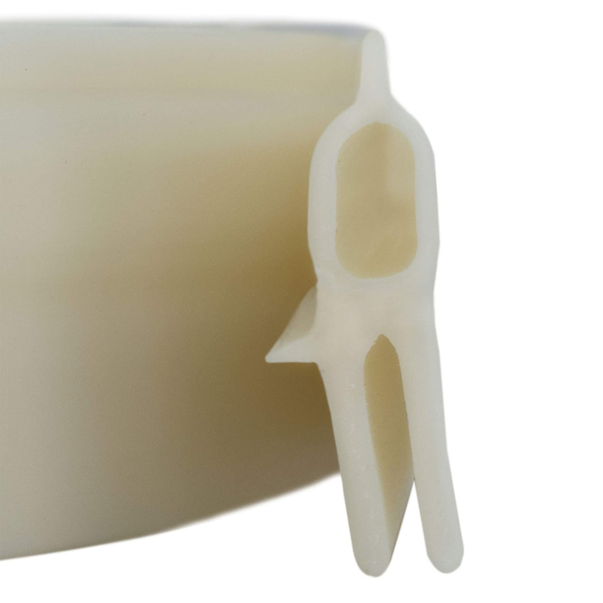 White Vinyl RV Roof Vent Seal 1 Pack T544