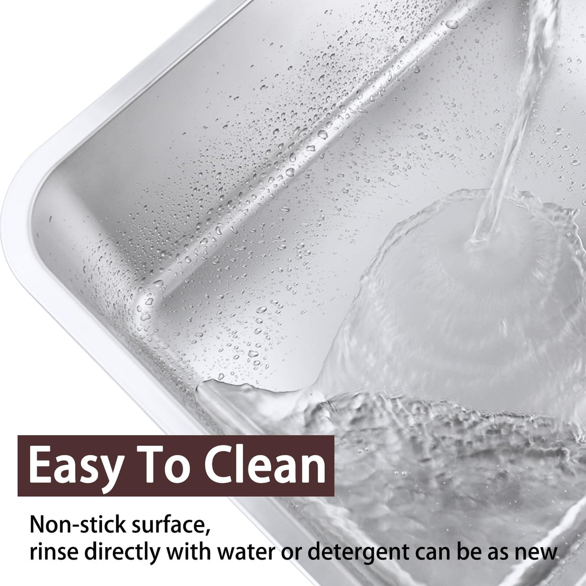 Stainless Steel Cat Litter Box U629