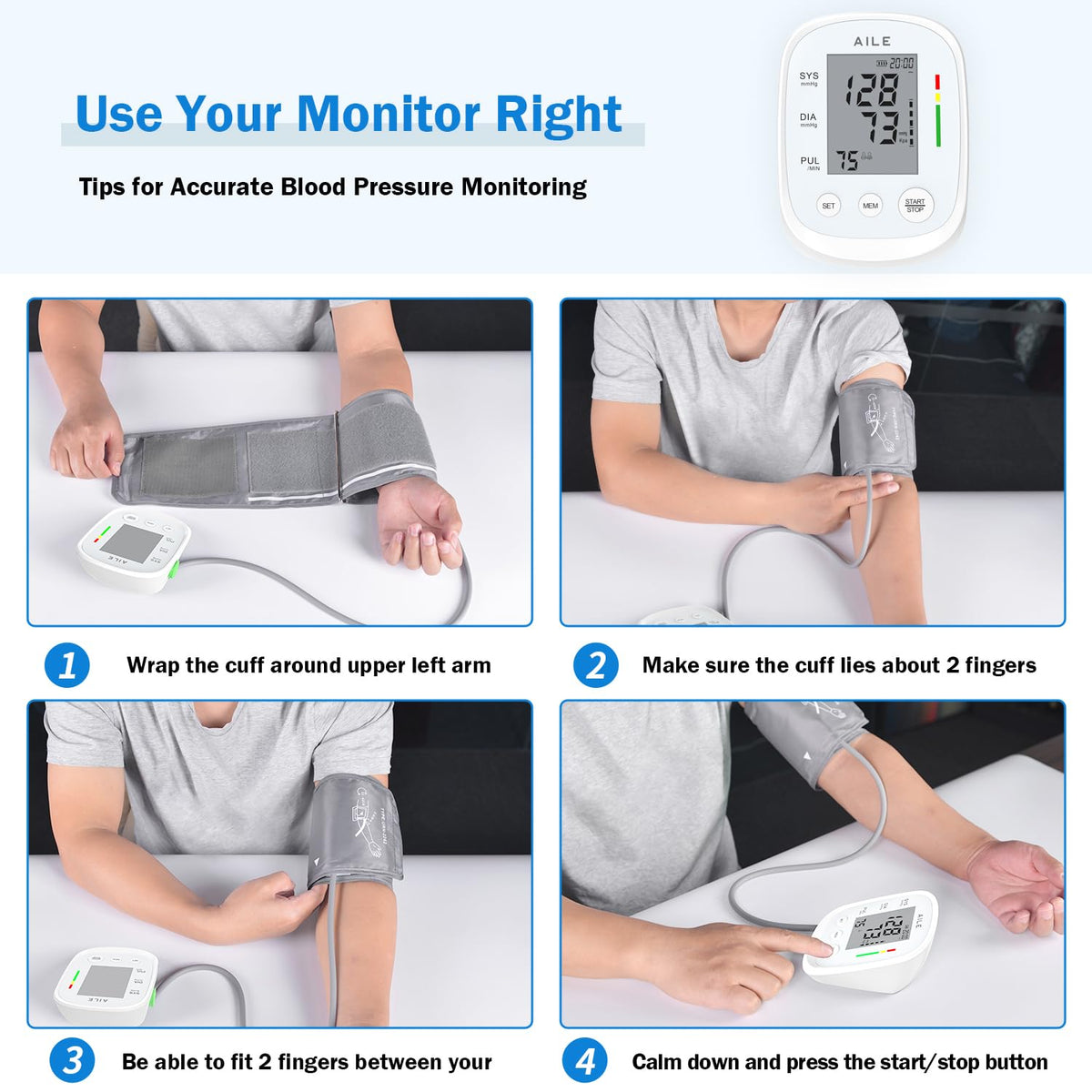 FDA Cleared Blood Pressure Monitor F41090