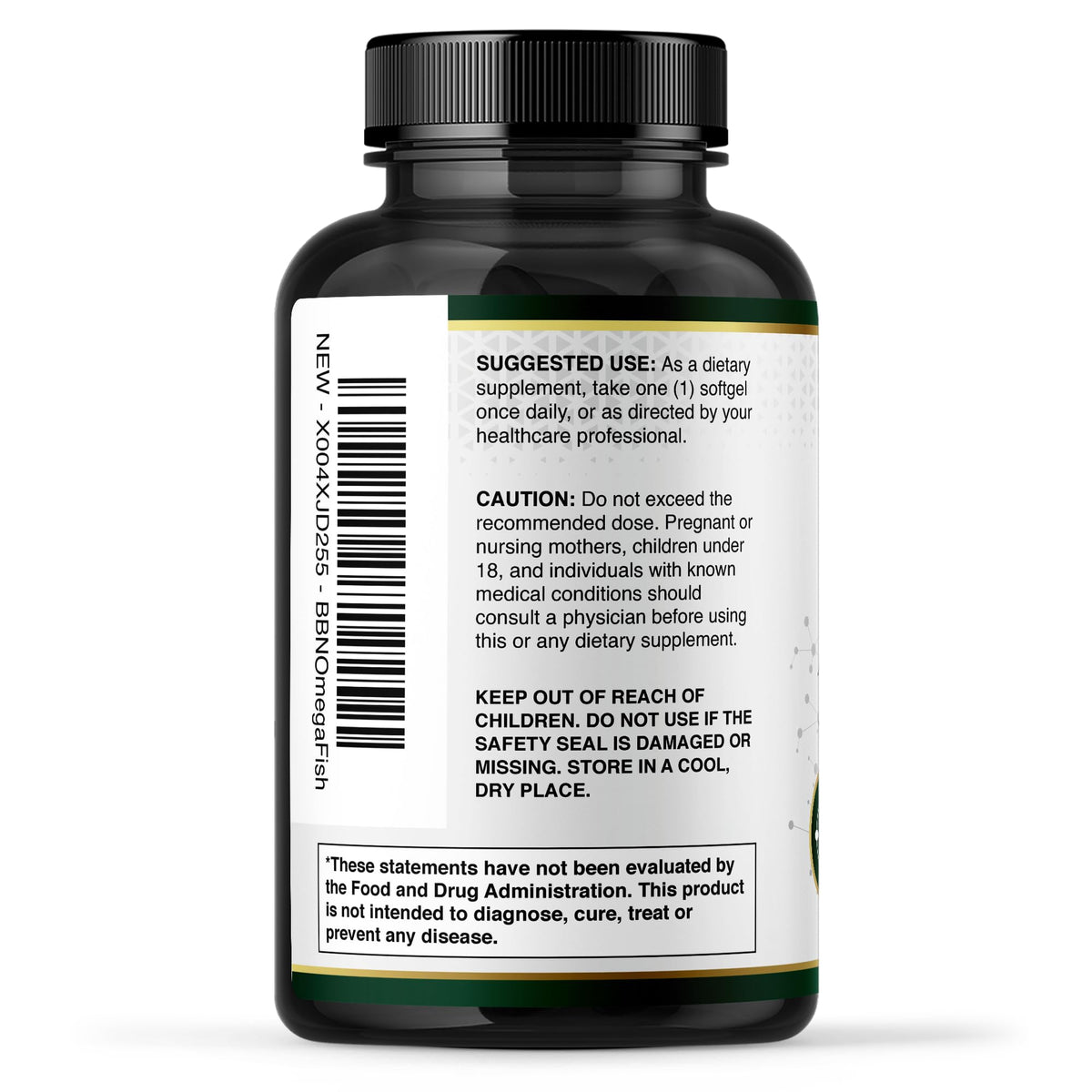 Omega 3 Fish Oil 1400 mg 60 Softgels L782106