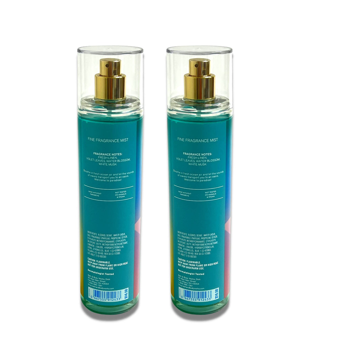 Saltwater Breeze Fine Fragrance Mist 8 oz Pack of 2 U664635