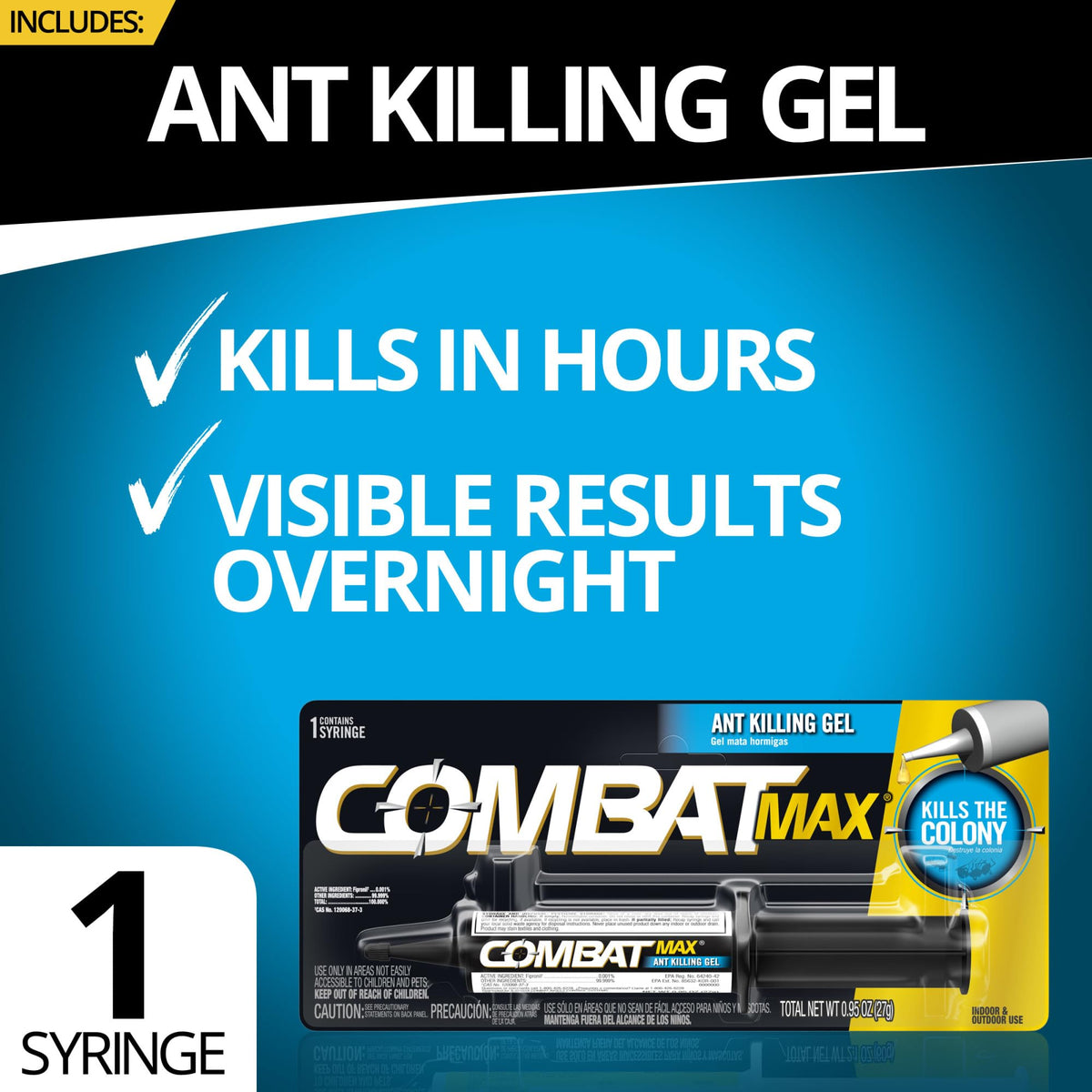 Combat Ant Killing Gel, 27 Gram M29505