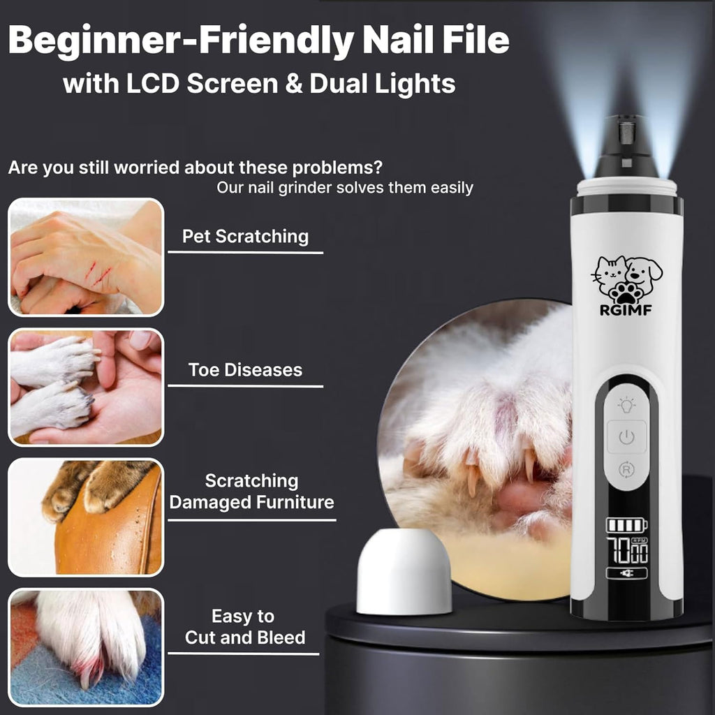 Dog Nail Grinder with Light Z995