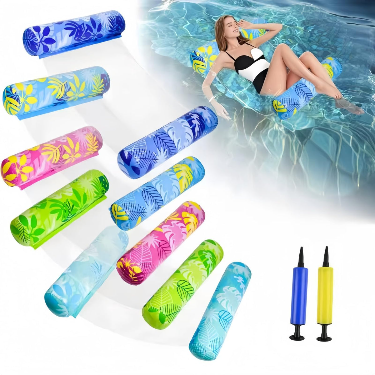 5 Pack Inflatable Pool Floats B6922