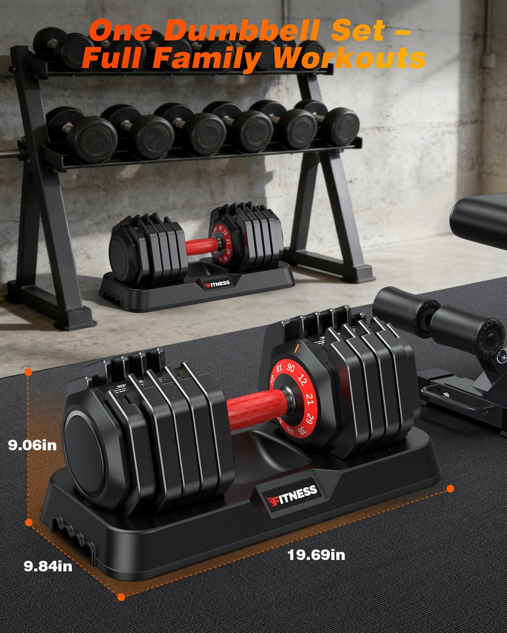 Adjustable Dumbbell Set L7271