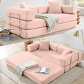 Pink Futon Sleeper Sofa Bed J129
